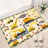 CAFCIOYG Construction Rugs for Boys Room Car Rug Play Mat Car Carpet for Kids Construction Decor for Boys Room Playroom Livingroom, 2'3' view 3