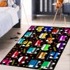 CAFCIOYG Car Carpet for Kids Bedroom Playroom Car Truck Rug for Boys Room Play Mat Construction Rugs for Boys Room Kids Carpet Playmat for Bedroom, Black, 4'5' view 2