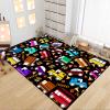 CAFCIOYG Car Carpet for Kids Bedroom Playroom Car Truck Rug for Boys Room Play Mat Construction Rugs for Boys Room Kids Carpet Playmat for Bedroom, Black, 4'5''6' view 1