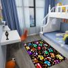 CAFCIOYG Car Carpet for Kids Bedroom Playroom Car Truck Rug for Boys Room Play Mat Construction Rugs for Boys Room Kids Carpet Playmat for Bedroom, Black, 4'5''6' view 3