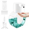 Automatic Soap Dispenser, USB Rechargeable Liquid Hand Soap Dispenser Pump 420ml/14.82OZ Touchless Dish Soap Dispenser Waterproof Electric Soap Dispenser for Bathroom, Kitchen and Laundry view 1