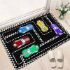 CAFCIOYG Race Car Rug for Kids Bedroom Play Mat, Car Carpet for Kids Race Track Rug for Boys Room with Roads and Tracks Track Carpet for Boys Room Decor, Black, 2'3' view 3