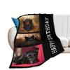 AXKEUDO Custom Blankets with Text Picture Collage Customized Throw Blanket,Birthday Anniversary Wedding Personalized Halloween Christmas Couples Gift for Boyfriend Girlfriend 48"X32" 3 Photo-2 view 2