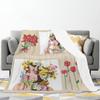 Custom Blanket with Photo Text Personalized Gift,1-9 Pictures Blanket for Mother Father Family,Christmas Halloween Thanksgiving Birthday Wedding Valentine's Day Customized Gifts 90.6"X70.9" 2 photo-3 view 3