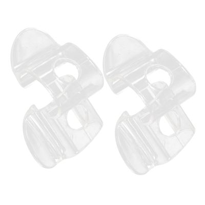 DOITOOL 4Pcs Transparent Venetian Blind Handles with Bottom Window Shade Pulls Accessories for Roller Shades and Blinds