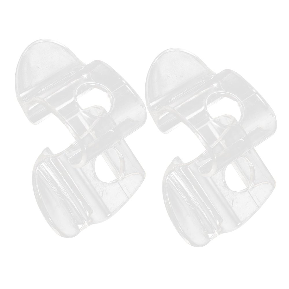 DOITOOL 4Pcs Transparent Venetian Blind Handles with Bottom Window Shade Pulls Accessories for Roller Shades and Blinds