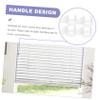 DOITOOL 4Pcs Transparent Venetian Blind Handles with Bottom Window Shade Pulls Accessories for Roller Shades and Blinds view 3