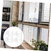 DOITOOL 4Pcs Transparent Venetian Blind Handles with Bottom Window Shade Pulls Accessories for Roller Shades and Blinds view 4