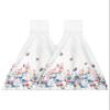 BOBOWUNY Spring Florals 2 Pcs Hanging Kitchen Hand Towels, Luxury European Butter-Fly Retro Flower Super Soft Microfiber Tie Towels Aborbent Washcloth for Bathroom Oven Tea Bar view 1