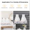 BOBOWUNY Spring Florals 2 Pcs Hanging Kitchen Hand Towels, Luxury European Butter-Fly Retro Flower Super Soft Microfiber Tie Towels Aborbent Washcloth for Bathroom Oven Tea Bar view 4