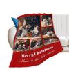 AXKEUDO Custom Blankets with Text Picture Collage Customized Throw Blanket,Birthday Anniversary Wedding Personalized Halloween Christmas Couples Gift for Boyfriend Girlfriend 70.9"X51.2" 6 Photo-2 view 2