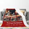 AXKEUDO Custom Blankets with Text Picture Collage Customized Throw Blanket,Birthday Anniversary Wedding Personalized Halloween Christmas Couples Gift for Boyfriend Girlfriend 70.9"X51.2" 6 Photo-2 view 3