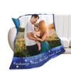 AXKEUDO Custom Blankets with Text Picture Collage Customized Throw Blanket,Birthday Anniversary Wedding Personalized Halloween Christmas Couples Gift for Boyfriend Girlfriend 51.2"X39.4" 1 Photo-1 view 2