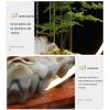 AFGZQ Tabletop Fountain Waterscape Smoke Fountain Chinese Aromatherapy Stove Lamp Ring Ceramics Rockery Waterfall, Creative Lucky Ornament (Color : Style 4) view 4