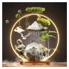 AFGZQ Tabletop Fountain Waterscape Smoke Fountain Chinese Aromatherapy Stove Lamp Ring Ceramics Rockery Waterfall, Creative Lucky Ornament (Color : Style 3) view 1