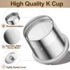 RETHONE Reusable K Cups Coffee Filter, Stainless Steel K Cup Reusable Coffee Pods Filters for Keurig 1.0 & 2.0 Coffee Makers BPA-Free Refillable Coffee Filters (2 Packs) view 4