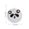 Hand Woven Knitted Animal Head Wall Hanging Macrame Woven Crafted Animal Head Pendant Wall Art Cute Cartoon Panda Head with Tassels for Adults Home Bedroom Nursery Decoration (Panda Design) view 2