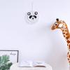 Hand Woven Knitted Animal Head Wall Hanging Macrame Woven Crafted Animal Head Pendant Wall Art Cute Cartoon Panda Head with Tassels for Adults Home Bedroom Nursery Decoration (Panda Design) view 3