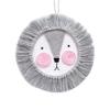 Hand Woven Knitted Animal Head Wall Hanging Macrame Woven Crafted Animal Head Pendant Wall Art Cute Cartoon Fox Head with Tassels for Adults Home Bedroom Nursery Decoration (Fox Design) view 1