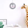 Hand Woven Knitted Animal Head Wall Hanging Macrame Woven Crafted Animal Head Pendant Wall Art Cute Cartoon Fox Head with Tassels for Adults Home Bedroom Nursery Decoration (Fox Design) view 3