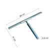 Gedy | Thor Set 2 Pieces, 1 Shower Squeegee and 1 Chrome Hook, Series Made of Brass and Stainless Steel with Chrome Finish view 2
