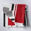 Geometric Abstract Squares Kids Tapestry,Grids Diamond Patchwork Wall Tapestries,Girls Boys Adults Room Decor,Red Black White Fashion Wall Hanging,Bright Home Wall Decor,XLarge 70.9 x 92.5 Inches view 2