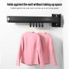Clothes Drying Rack, Wall Mounted Clothes Hanger Rack Retractable Clothing Drying Rack for Laundry, Balcony view 4
