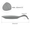uxcell Silicone Spoon Rest, 9.25" x 4.72" Heat Resistant Kitchen Utensil Holder Spatula Ladle Rest for Counter Stove Top, Gray 1Pcs view 2