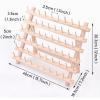 Foldable Lcing Frosting Nozzles Organizer Wood Piping Tips Shelf, Pastry Tips Rack Holder Stand for Kitchen, Baking Tools view 2