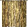 3D Bamboo Print Curtains, Retro Bedroom Living Room Home Decor, Natural Plant Leaves Japanese Style Window Curtains 63x72in view 1