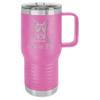 20-Ounce Vacuum Insulated Stainless Steel Tumbler Customized Double-Walled Laser Engraved Coffee Closing Travel Dog Mug, Rat Terrier, Personalized view 1