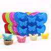 1pcsThree colors are random8 Butterfly Cake Mold Silicone Chocolate Candy Baking Molds Butterfly Shape Ice Cube Tray for Baking Cake Soap Bread Muffin Mold view 1