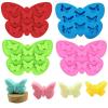 1pcsThree colors are random8 Butterfly Cake Mold Silicone Chocolate Candy Baking Molds Butterfly Shape Ice Cube Tray for Baking Cake Soap Bread Muffin Mold view 3