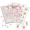 Foosproea Baby Shower Bingo Games - Gender Neutral Cards for 24 Players, Bear Balloons Card Game for Family Friends Activities, Blush Pink Shower Party Supplies Decorations (03) view 1