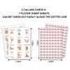 Foosproea Baby Shower Bingo Games - Gender Neutral Cards for 24 Players, Bear Balloons Card Game for Family Friends Activities, Blush Pink Shower Party Supplies Decorations (03) view 2