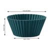 12 PcsFour colors, three for each color Silicone Cupcake Mold Bakeware Cupcake Liner Reusable Muffin Baking Nonstick Moulds Kitchen Baking Accessories view 2