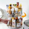 1/2/3 Layer Spice Rack Kitchen Organizer Storage Rack Storage Box Shelf Kitchen Accessories 360 Degree Rotating Fruit Dish (2 Layer 9.25x8.50inch) view 3