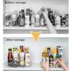 1/2/3 Layer Spice Rack Kitchen Organizer Storage Rack Storage Box Shelf Kitchen Accessories 360 Degree Rotating Fruit Dish (2 Layer 9.25x8.50inch) view 4