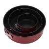 3Pcs Cake Pan Set Food Grade Thick Carbon Steel Prevent Sticking Round Honeycomb Springform Baking Pan for Home Bakery Baking Tools view 1