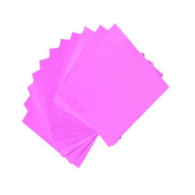 Gentle Meow 100pcs Foil Candy Wrappers for Handmade Chocolate 8x8 CM, Pink Textured