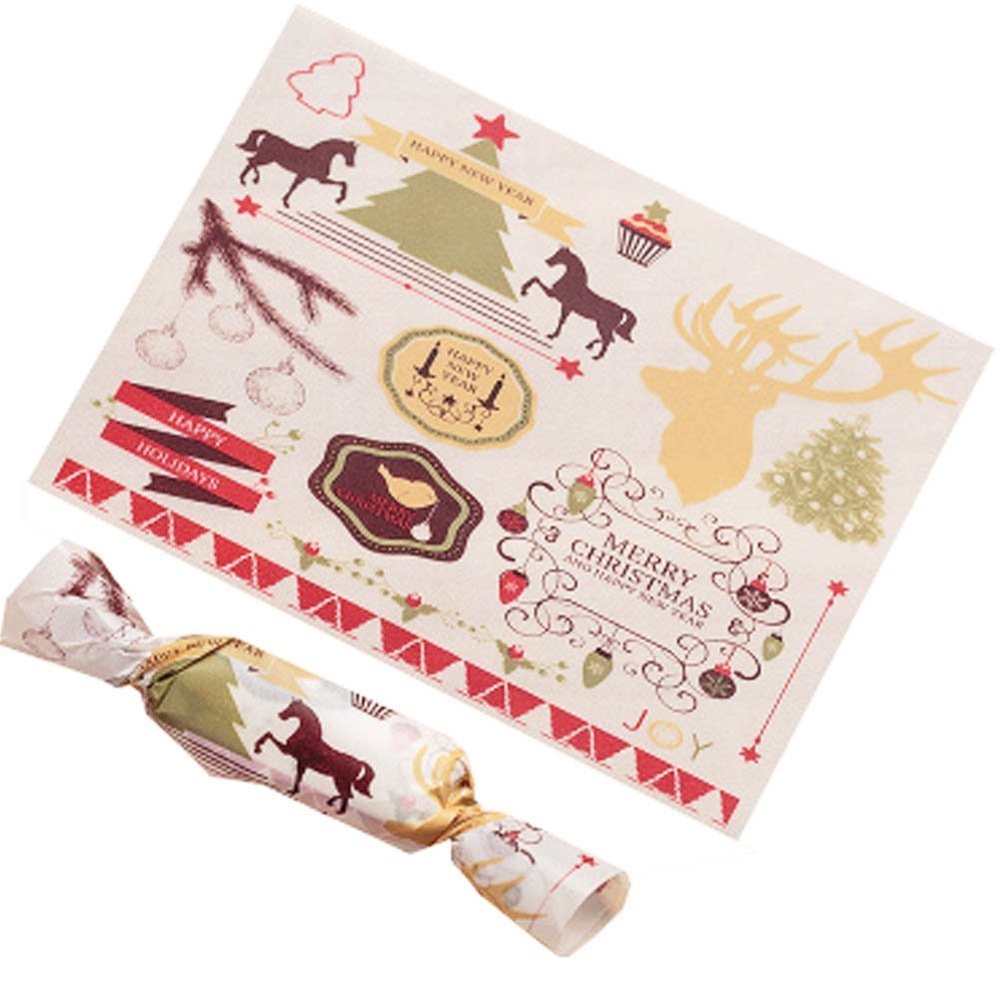 500PCS Twisting Candy Wrapping Papers for Homemade Sweets, 9x12.5cm, y9