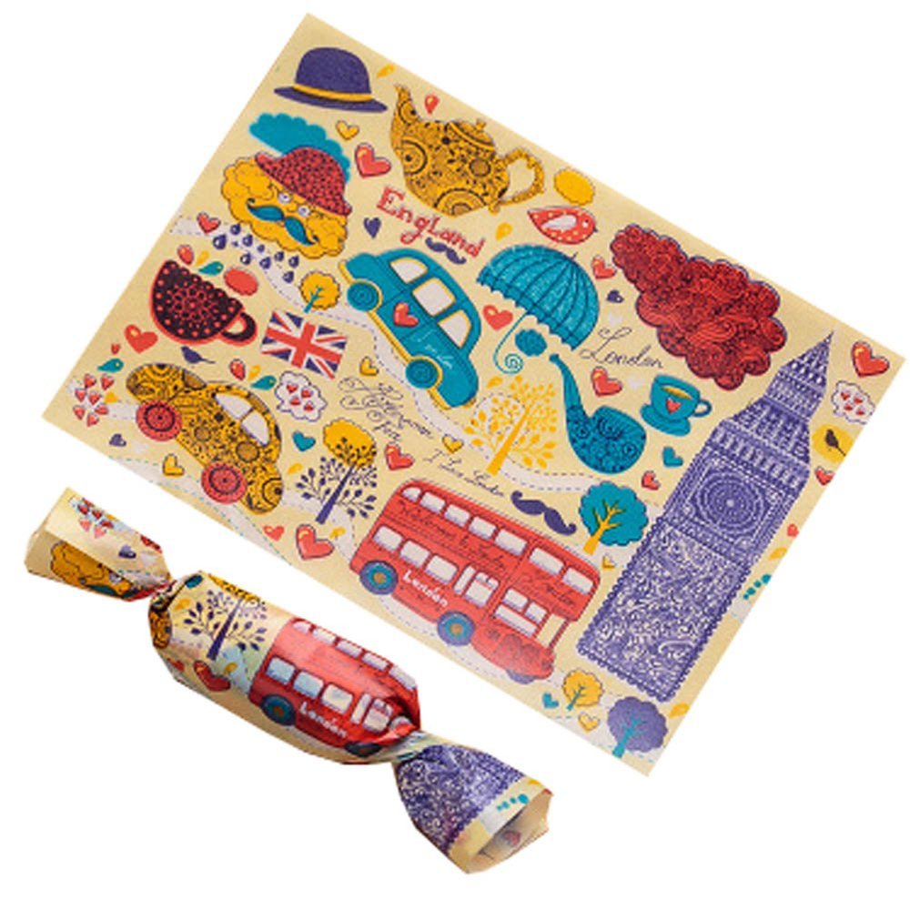 500PCS Twisting Candy Wrapping Papers for Homemade Sweets, 9x12.5cm, c2