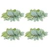 4pcs Candle Rings Artificial Eucalyptus Leaves Wreaths Candle Rings Wreaths for Wedding Home Door Tabletop Easter Decoration 25CM view 1