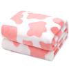 Pink Throw Blanket, Soft Plush Flannel Fleece Blanket for Couch Bed Sofa, Cute Pink Room Decor Gifts for Teen Pre Girls, Gift for Teen Girls, Girls & Women, Girly Cute Birthday Gifts, 40x50 Inch view 1