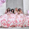 Pink Throw Blanket, Soft Plush Flannel Fleece Blanket for Couch Bed Sofa, Cute Pink Room Decor Gifts for Teen Pre Girls, Gift for Teen Girls, Girls & Women, Girly Cute Birthday Gifts, 40x50 Inch view 3