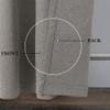 95 Inches Long Stone Grey 100 Blackout Linen Curtains for Bedroom -Room Darkening Energy Saving Thermal Insulated Window Treatment Drapes for Living Room(2 Panels,Width 52 by L 95 Inch Length) view 4