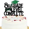 8th Bachelor Level Complete Cake Topper - Video Game Themed Decorations - Class Of 2025 Graduation Party Decoration Supplies - Congrats Bachelor Grad Decor view 1