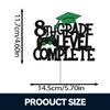 8th Bachelor Level Complete Cake Topper - Video Game Themed Decorations - Class Of 2025 Graduation Party Decoration Supplies - Congrats Bachelor Grad Decor view 4