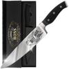 CUTLINX Birthday Gift BEST BOSS - Premium Chef Knife Gift - 8" Stainless Carbon Steel Kitchen Knive w/Pakka Wood Handle - Birthday, Father's Day, Anniversary, Housewarming, Holiday Gifts view 1