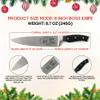 CUTLINX Birthday Gift BEST BOSS - Premium Chef Knife Gift - 8" Stainless Carbon Steel Kitchen Knive w/Pakka Wood Handle - Birthday, Father's Day, Anniversary, Housewarming, Holiday Gifts view 4